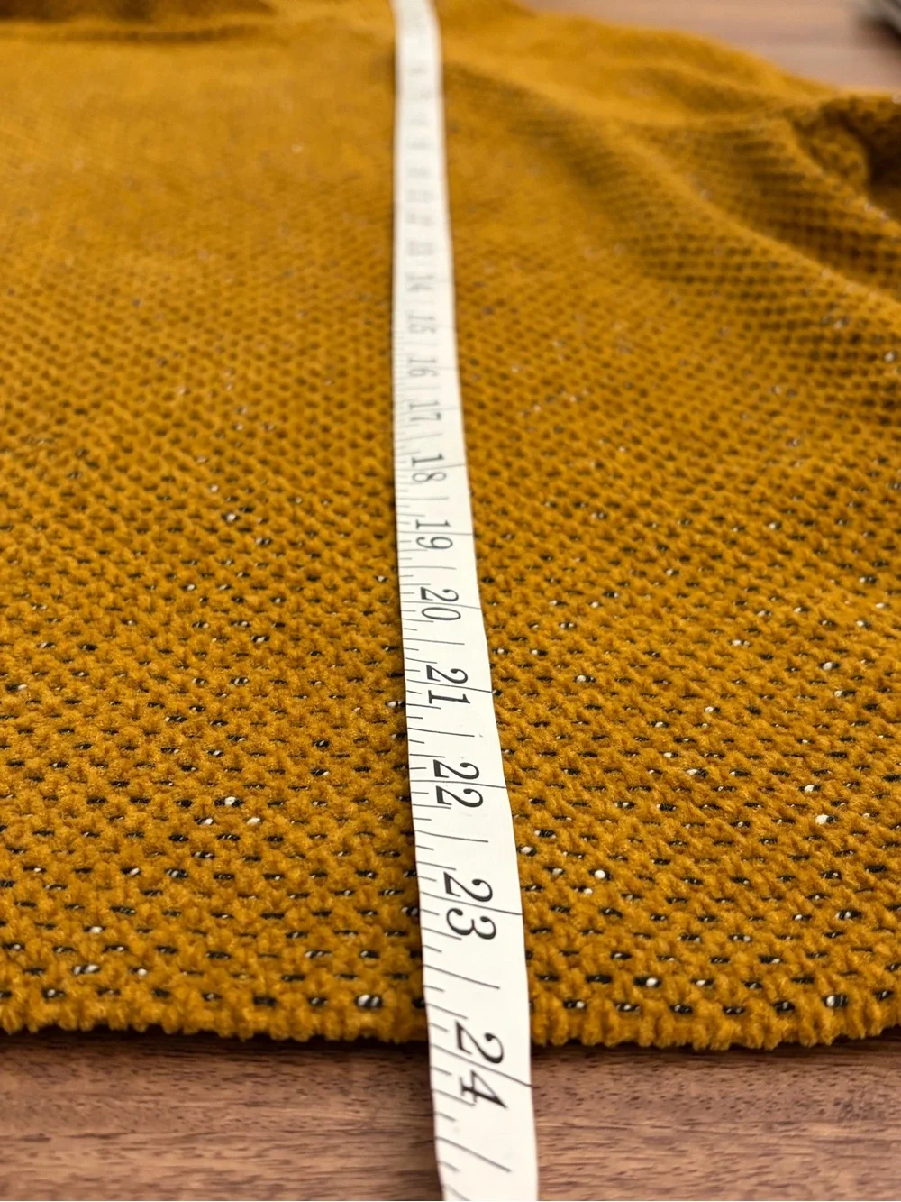 Eileen Fisher Tweedy Organic Cotton Funnel Neck Box Top Sweater in Arnica NWOT